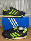 Adidas SL72 JR8777 Black Neon Green size 7.5