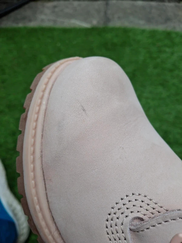 Timberland 6" boot suede light pink size 5