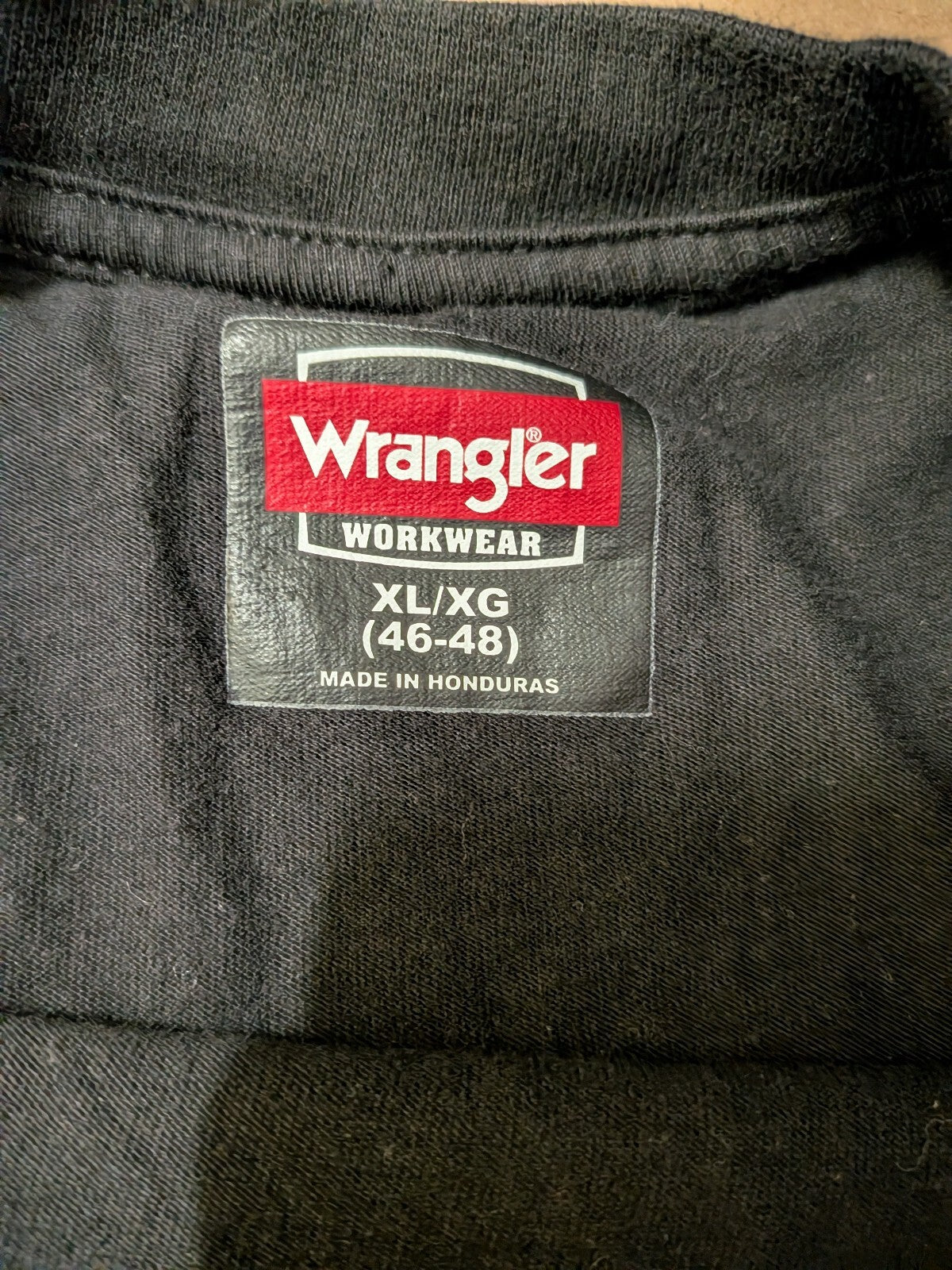 Wrangler workwear Heavy cotton Tshirt XL Black