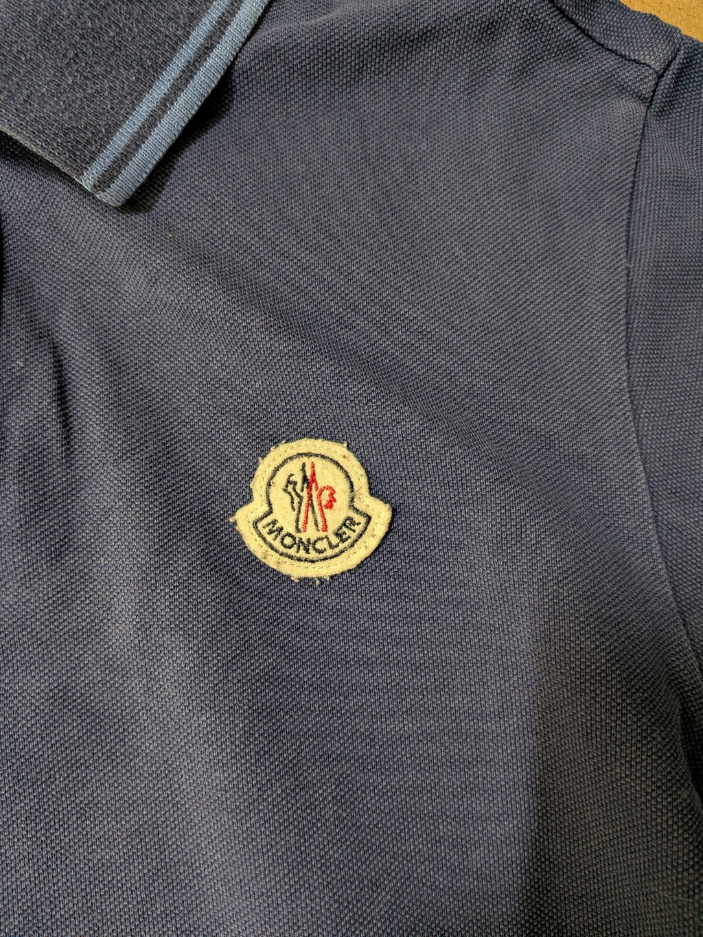 Moncler Navy Polo shirt small