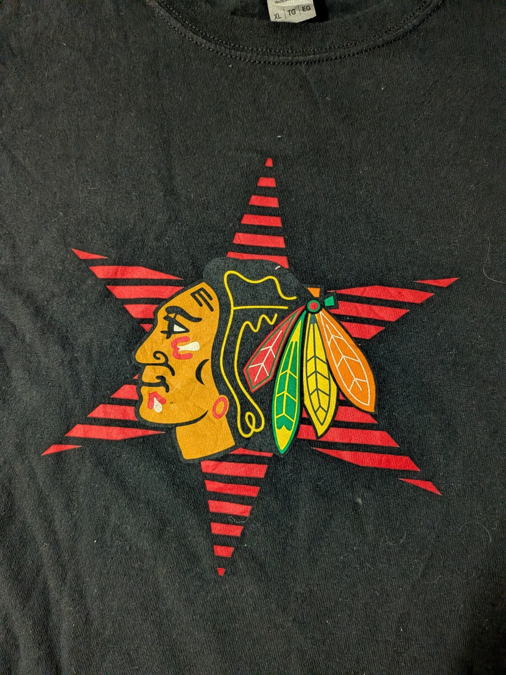NHL Chicago Blackhawks Logo Tshirt XL