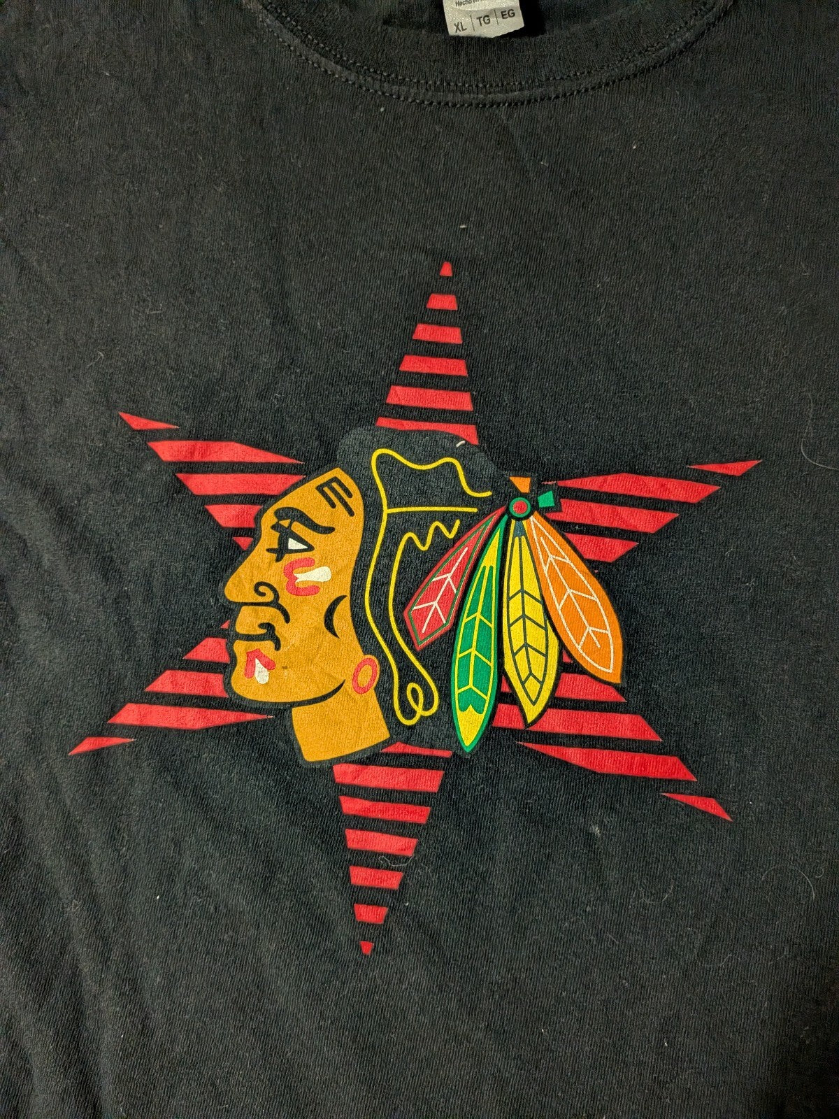 NHL Chicago Blackhawks Logo Tshirt XL