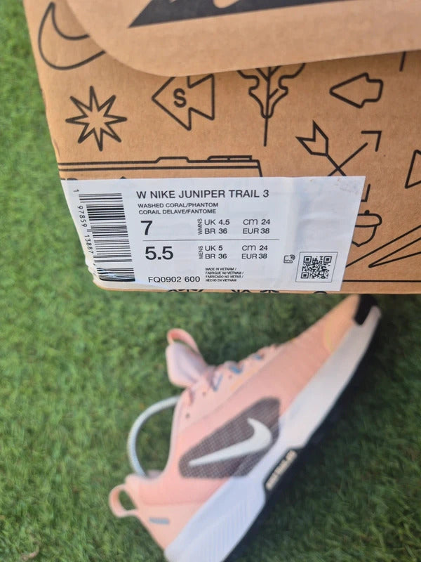 Nike Trail Running shoes Juniper 3 | Washed Coral size 4.5