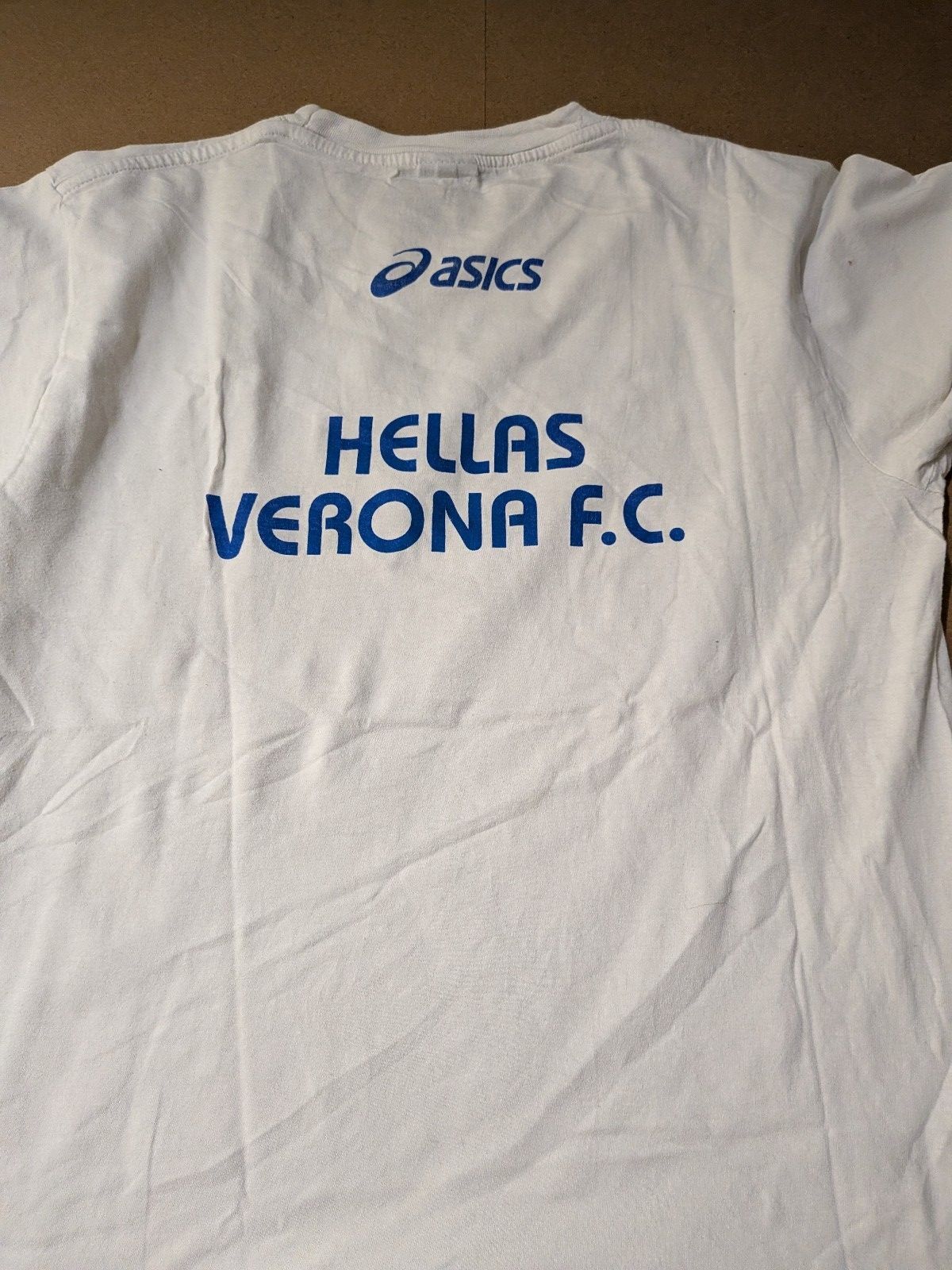 Asics 'Hellas Verona F.C' Cotton Tshirt Large