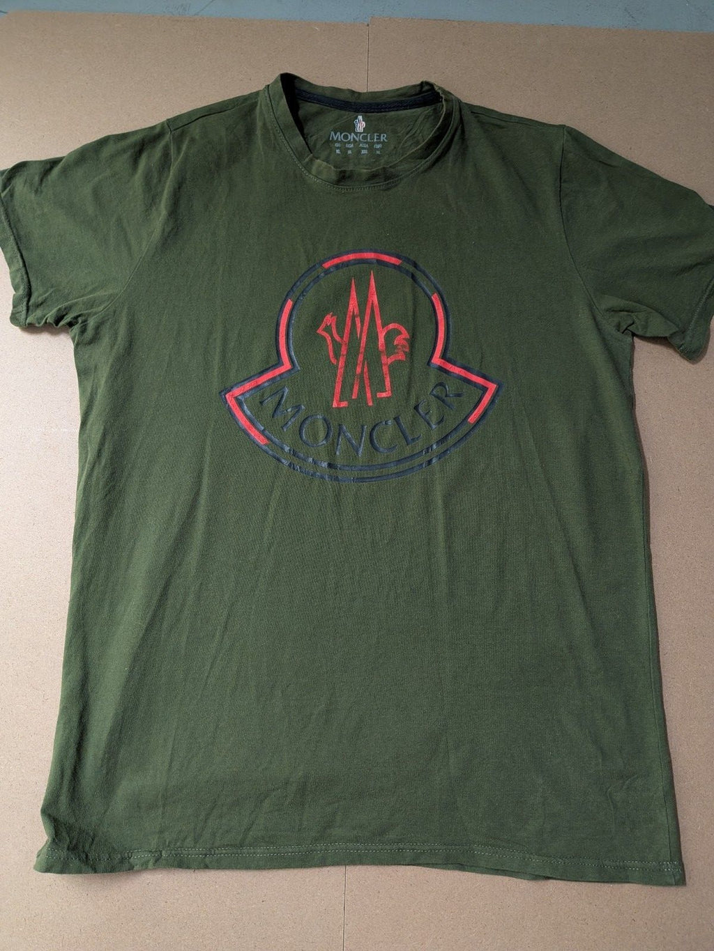 Moncler Printed Logo Tshirt size XL